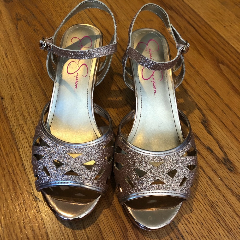Gold sandals